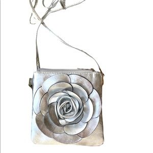 Cute Silver Cross Body Purse